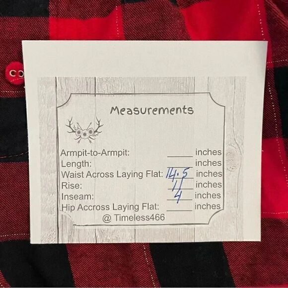 Stars Above Buffalo Plaid Ref Black Bedtime Sleepwear Short Pajama Pants SZ XS - Picture 3 of 7